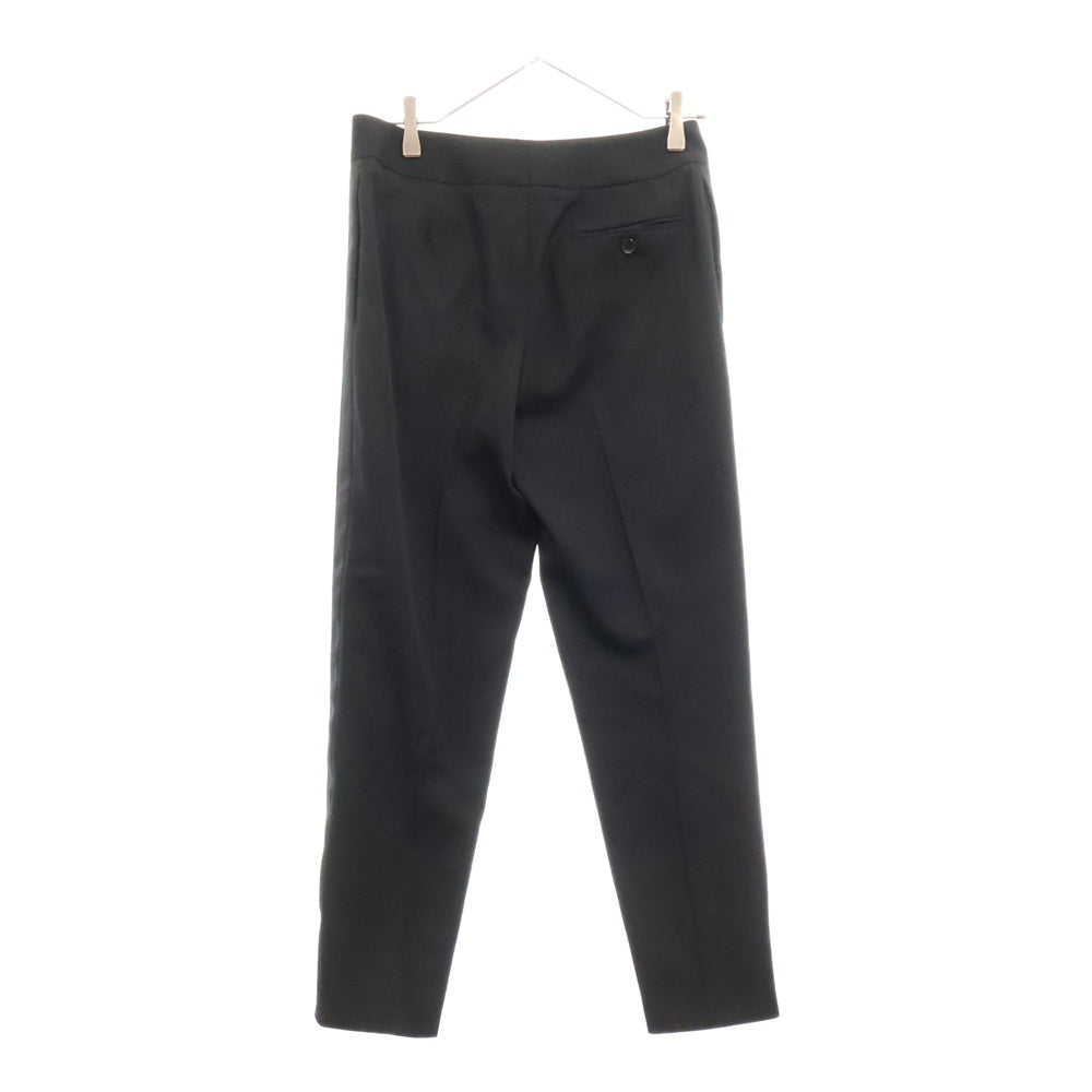 SAINT LAURENT PARIS(サンローランパリ) Wool Slacks Pants ウール サイドライン スラックス パンツ ブラック レディース 473446 Y085W