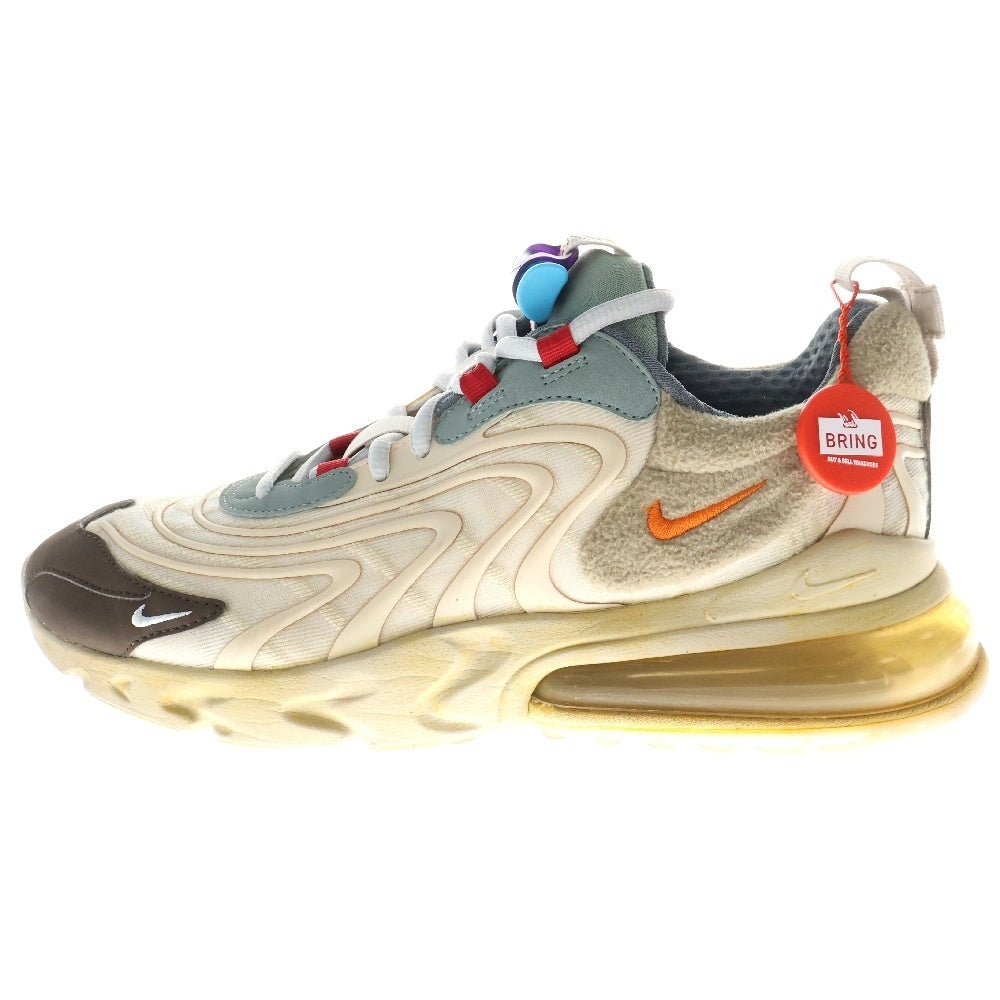 NIKE(ナイキ) ×Travis Scott Air Max 270 Cactus Trails ×トラヴィススコット エアマックス270 カクタストレイル ローカットスニーカー アイボリー US8.5/26.5cm CT2864-200