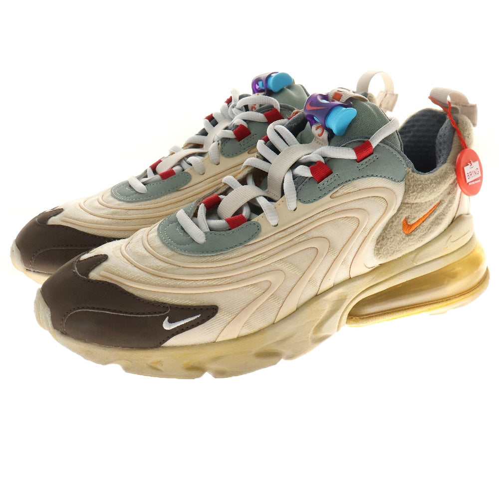 NIKE(ナイキ) ×Travis Scott Air Max 270 Cactus Trails ×トラヴィススコット エアマックス270 カクタストレイル ローカットスニーカー アイボリー US8.5/26.5cm CT2864-200