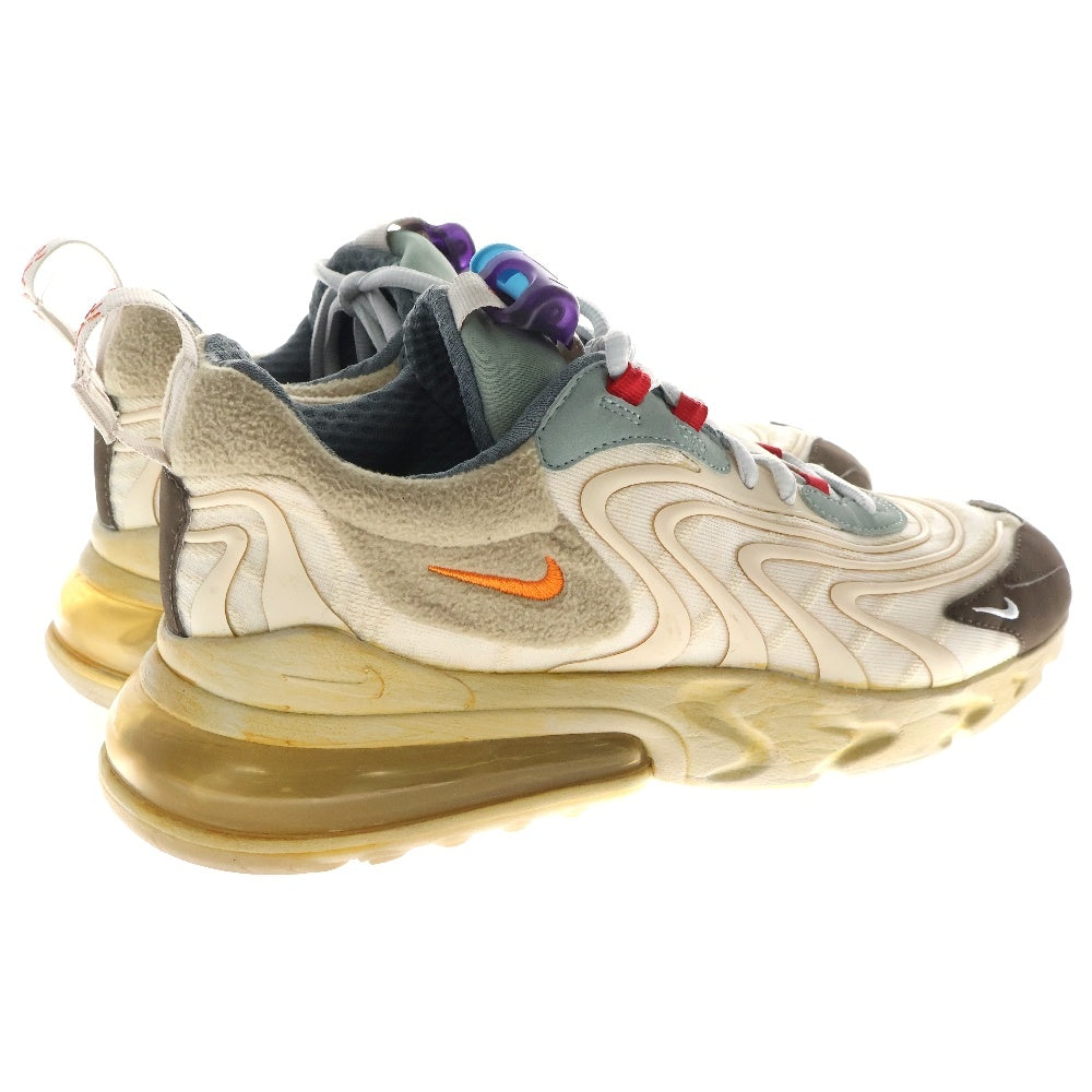 NIKE(ナイキ) ×Travis Scott Air Max 270 Cactus Trails ×トラヴィススコット エアマックス270 カクタストレイル ローカットスニーカー アイボリー US8.5/26.5cm CT2864-200