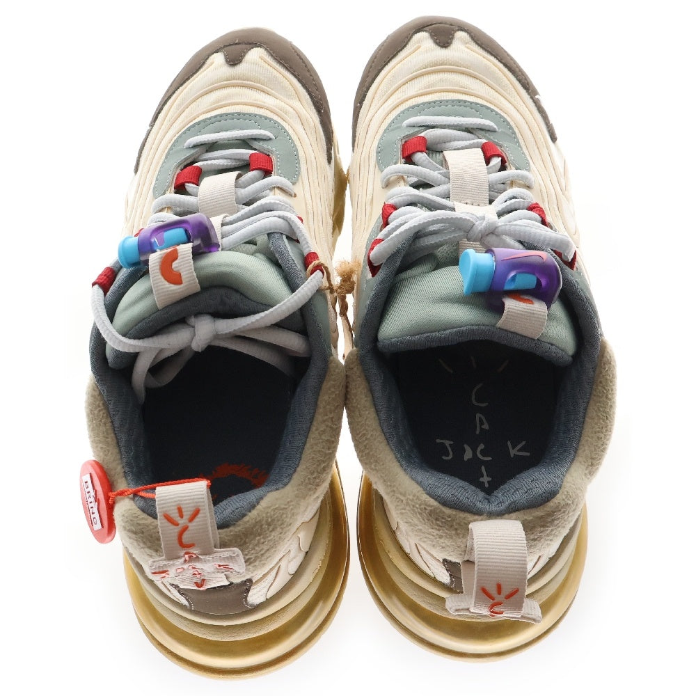 NIKE(ナイキ) ×Travis Scott Air Max 270 Cactus Trails ×トラヴィススコット エアマックス270 カクタストレイル ローカットスニーカー アイボリー US8.5/26.5cm CT2864-200