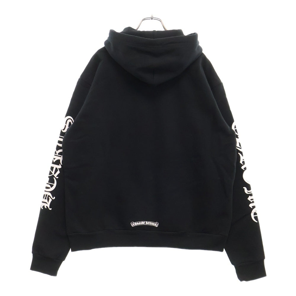 CHROME HEARTS(クロムハーツ) SWTSHRT PLVR アームロゴプリント プルオーバーパーカー ブラック