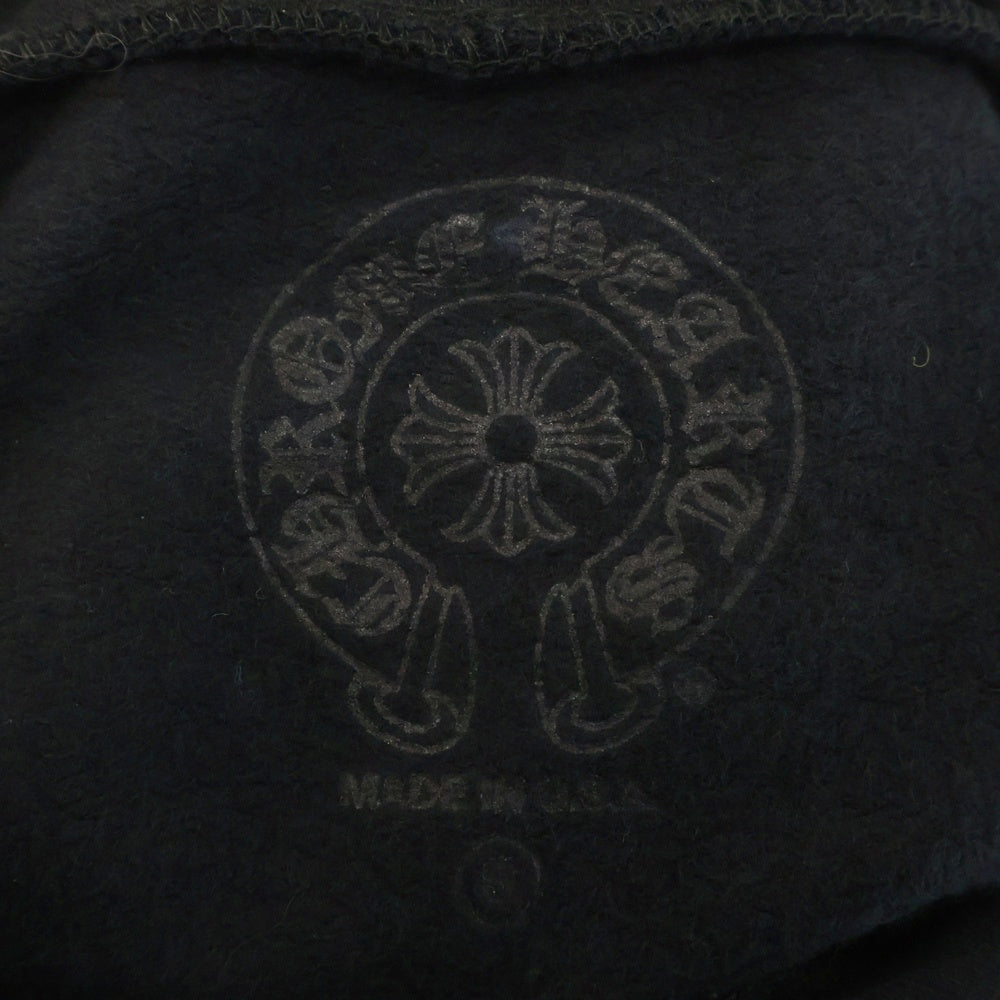 CHROME HEARTS(クロムハーツ) SWTSHRT PLVR アームロゴプリント プルオーバーパーカー ブラック