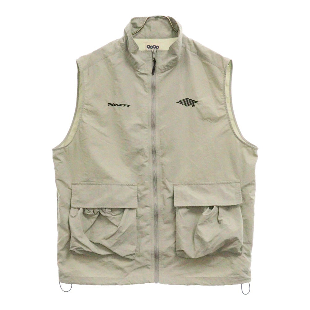 9090(ナインティナインティ) Big Pocket Nylon Jacket ビックポケット ナイロンジャケット グレー NN1704