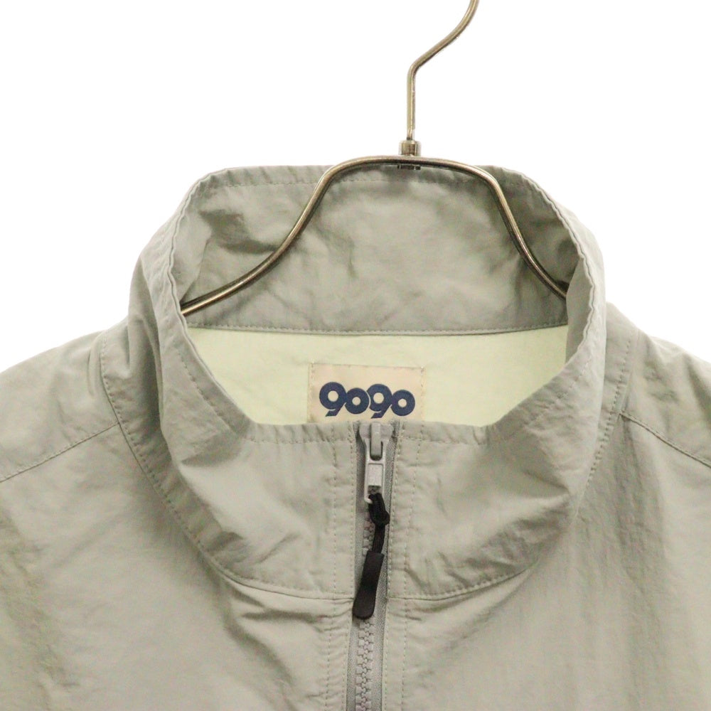 9090(ナインティナインティ) Big Pocket Nylon Jacket ビックポケット ナイロンジャケット グレー NN1704
