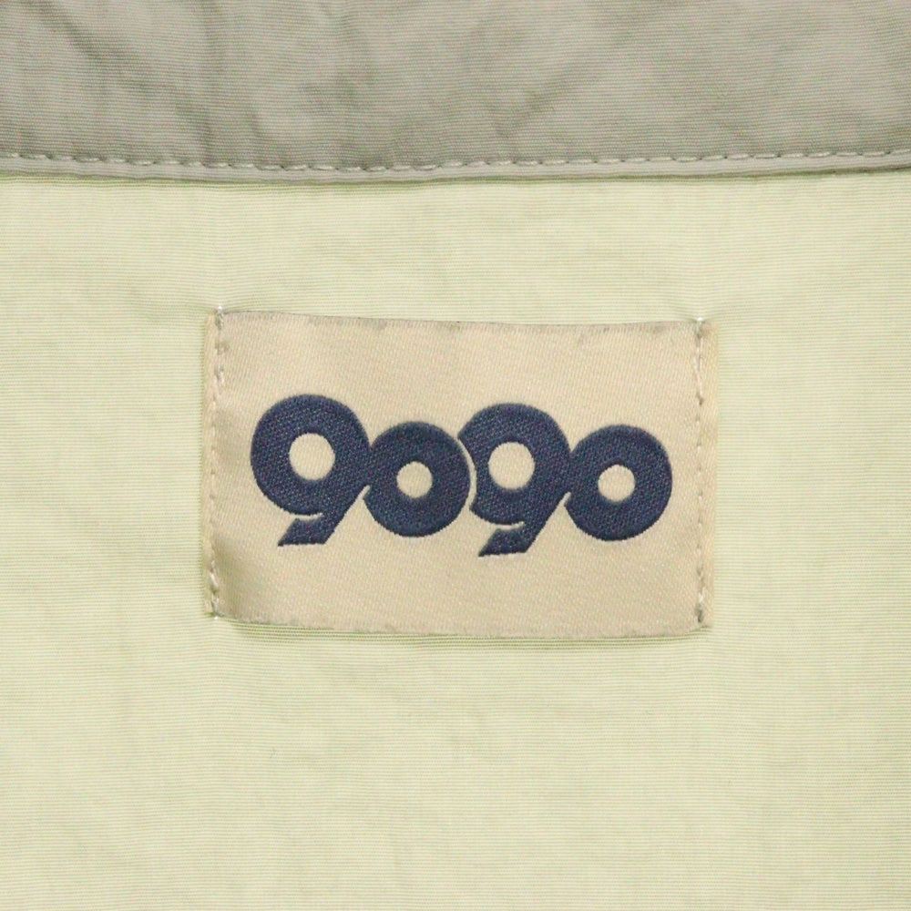9090(ナインティナインティ) Big Pocket Nylon Jacket ビックポケット ナイロンジャケット グレー NN1704