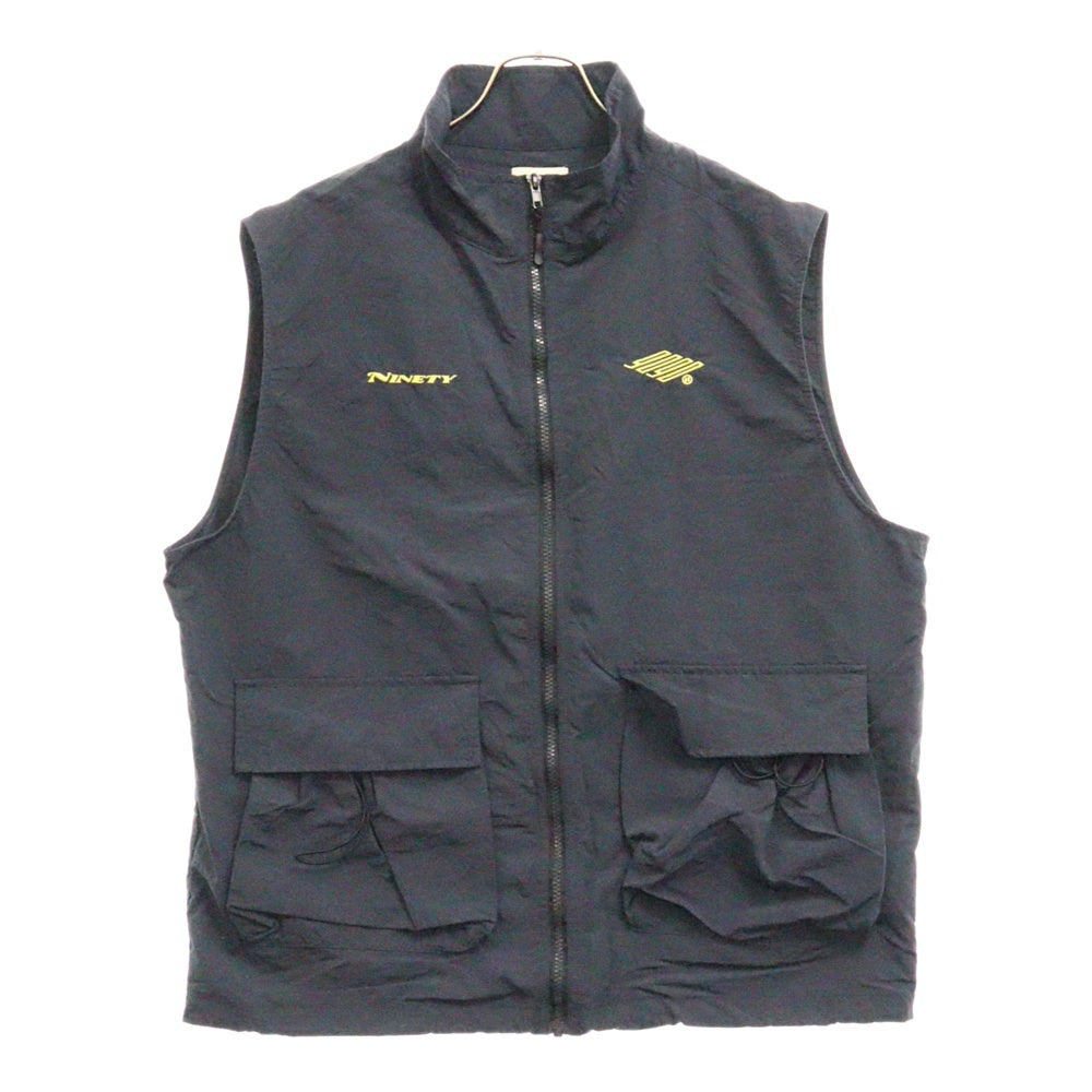 9090(ナインティナインティ) Big Pocket Nylon Jacket ビックポケット ナイロンジャケット ネイビー NN1704