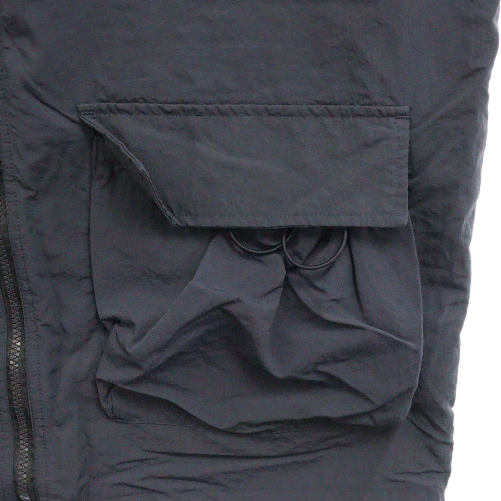 9090(ナインティナインティ) Big Pocket Nylon Jacket ビックポケット ナイロンジャケット ネイビー NN1704