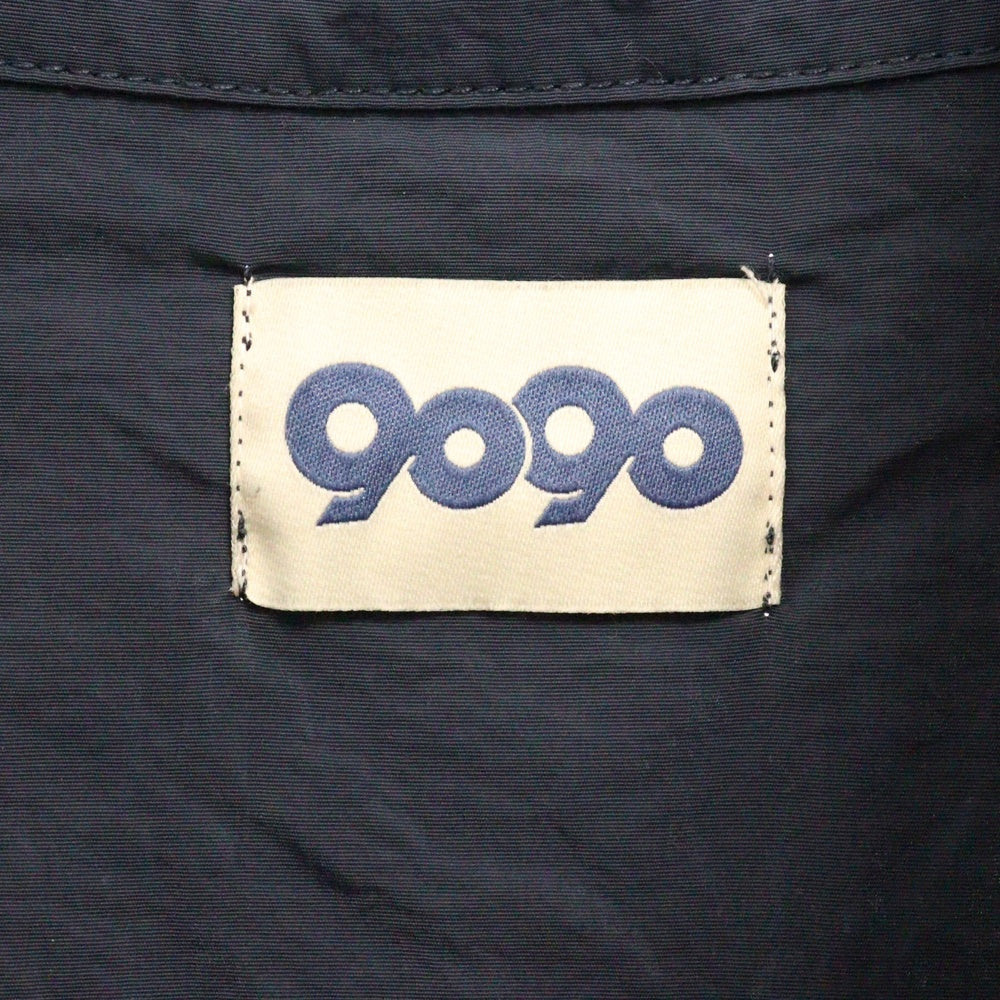 9090(ナインティナインティ) Big Pocket Nylon Jacket ビックポケット ナイロンジャケット ネイビー NN1704