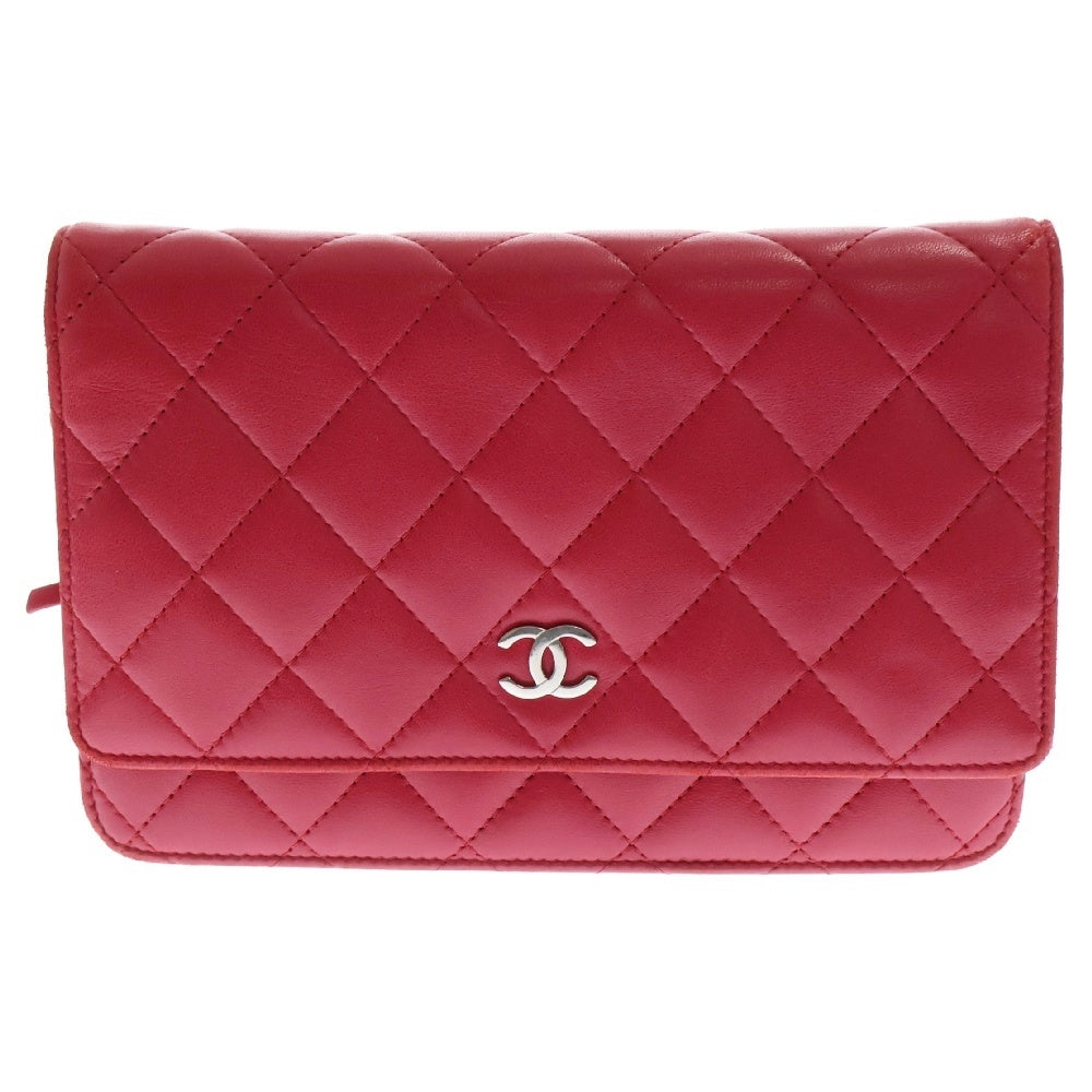 CHANEL(シャネル) マトラッセ ココマーク チェーンショルダー ウォレット ポシェット ショルダーバッグ レディース