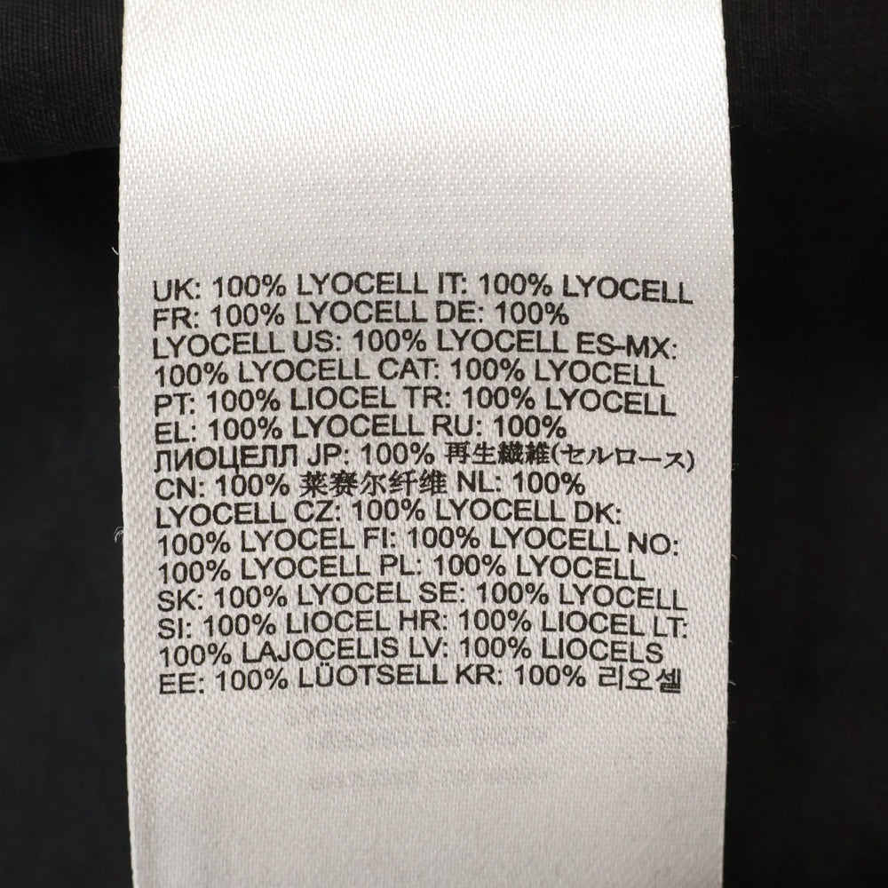 DIESEL(ディーゼル) 24SS Faded Bowling Shirt With Logo Graphic 長袖シャツ ブラックA15072