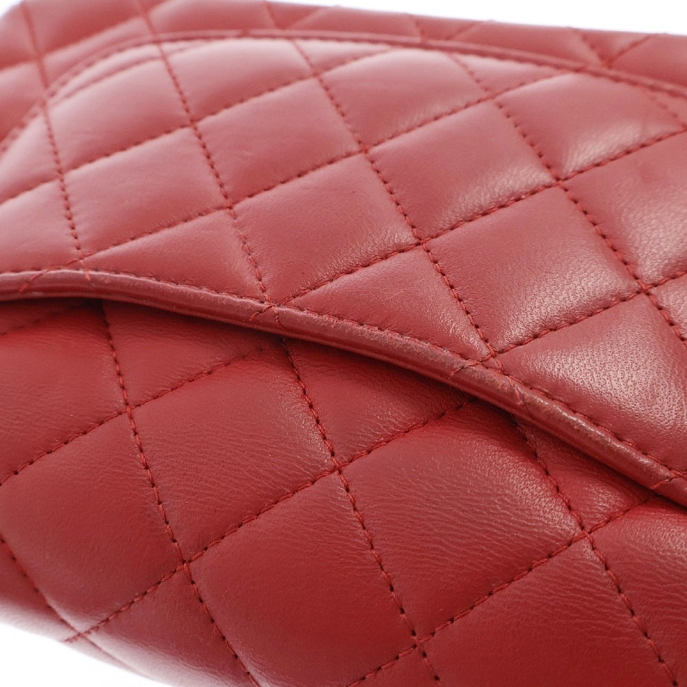 CHANEL(シャネル) ミニマトラッセ ラムスキン 2WAY チェーンショルダー ハンドバッグ レディース レッド AS2431