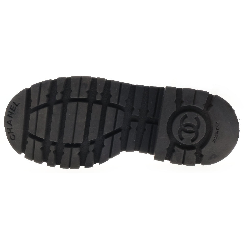 CHANEL(シャネル) CC LACE UP BOOT ココマーク レースアップ ブーツ ホワイト レディース G45124