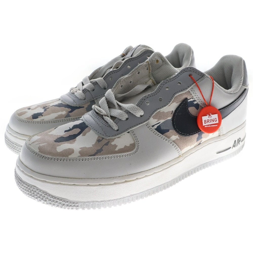 NIKE(ナイキ) 【観賞用 2003年製】 Air Force 1 Low PRM Grey Camo エアフォース1 ロー PRM グレーカモ ローカットスニーカー グレー US9.5/27.5cm 308039-001