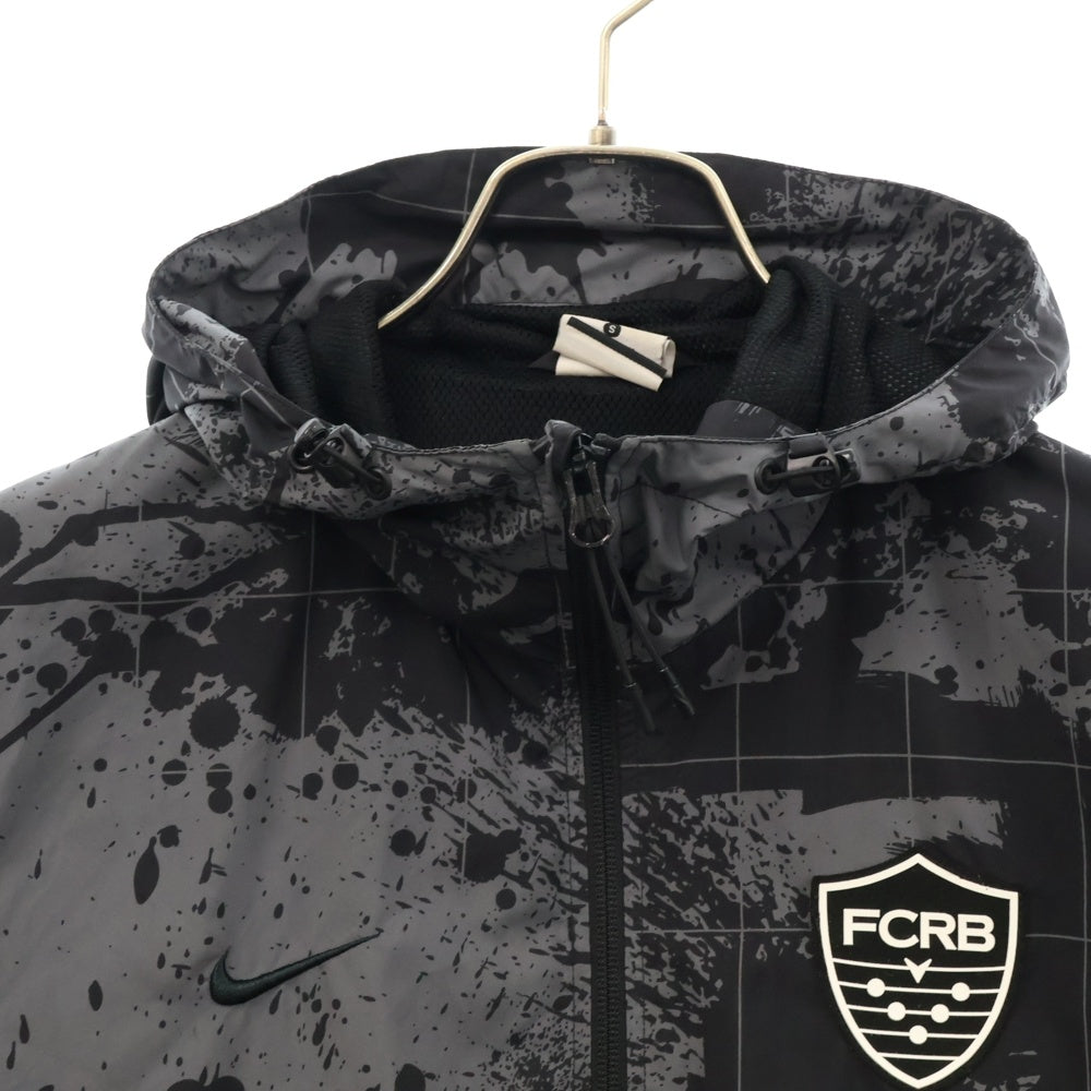 F.C.R.B./F.C.Real Bristol/FCRB(エフシーアールビー/エフシーレアルブリストル) ×NIKE Warm Up Jacket ウォームアップ ナイロンジャケット ブラック