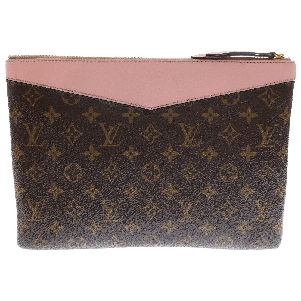 LOUIS VUITTON(ルイヴィトン) モノグラム デイリー ポーチ セカンドバッグ クラッチバッグ バッグ PVCコーティング モノグラムキャンバス レディース TN4168 / M62942 ブラウン