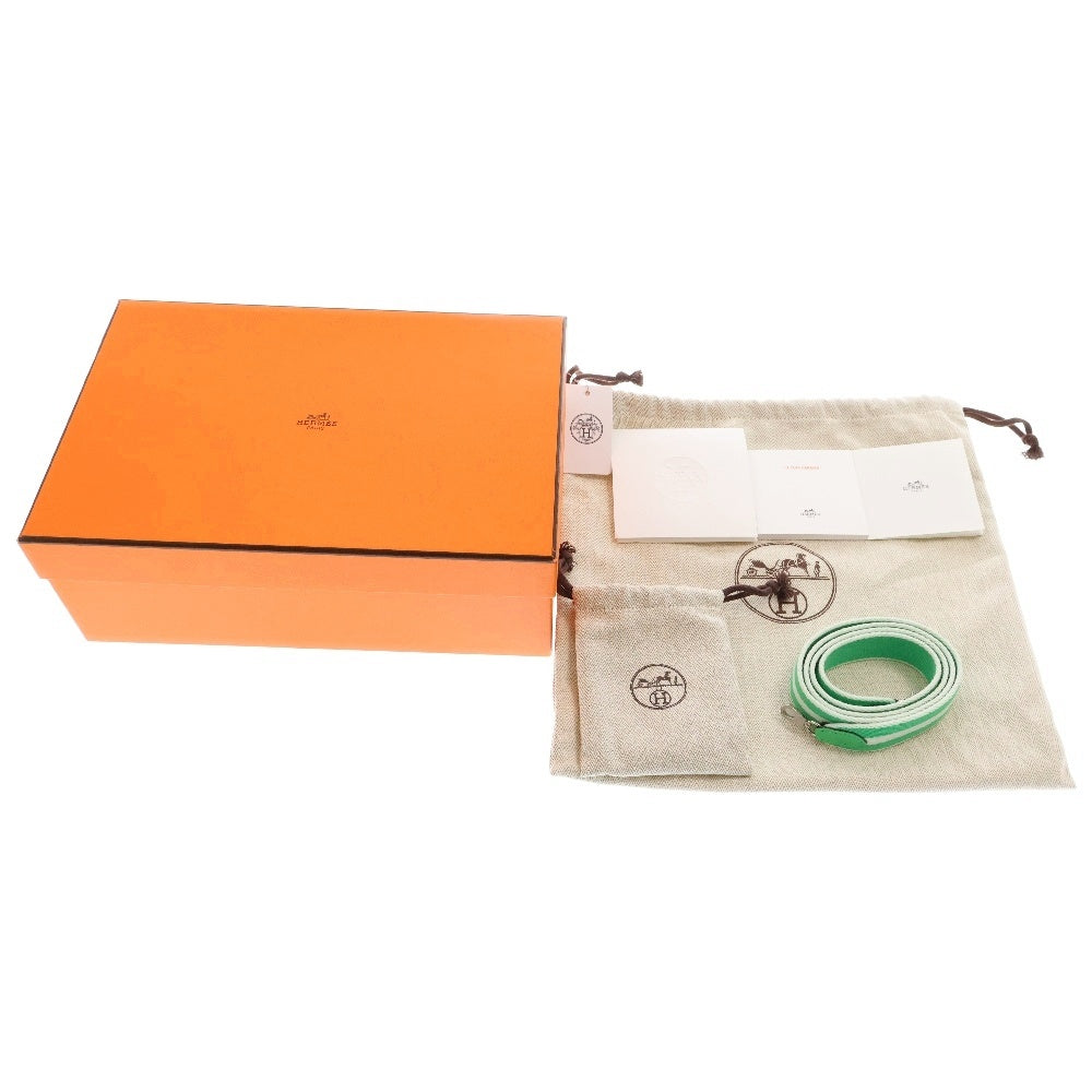 HERMES(エルメス) ボリード1923 ミニ 2WAY ショルダー ハンドバッグ W刻印 ヴェールコミック ヴェールフィズ シルバー金具 グリーン