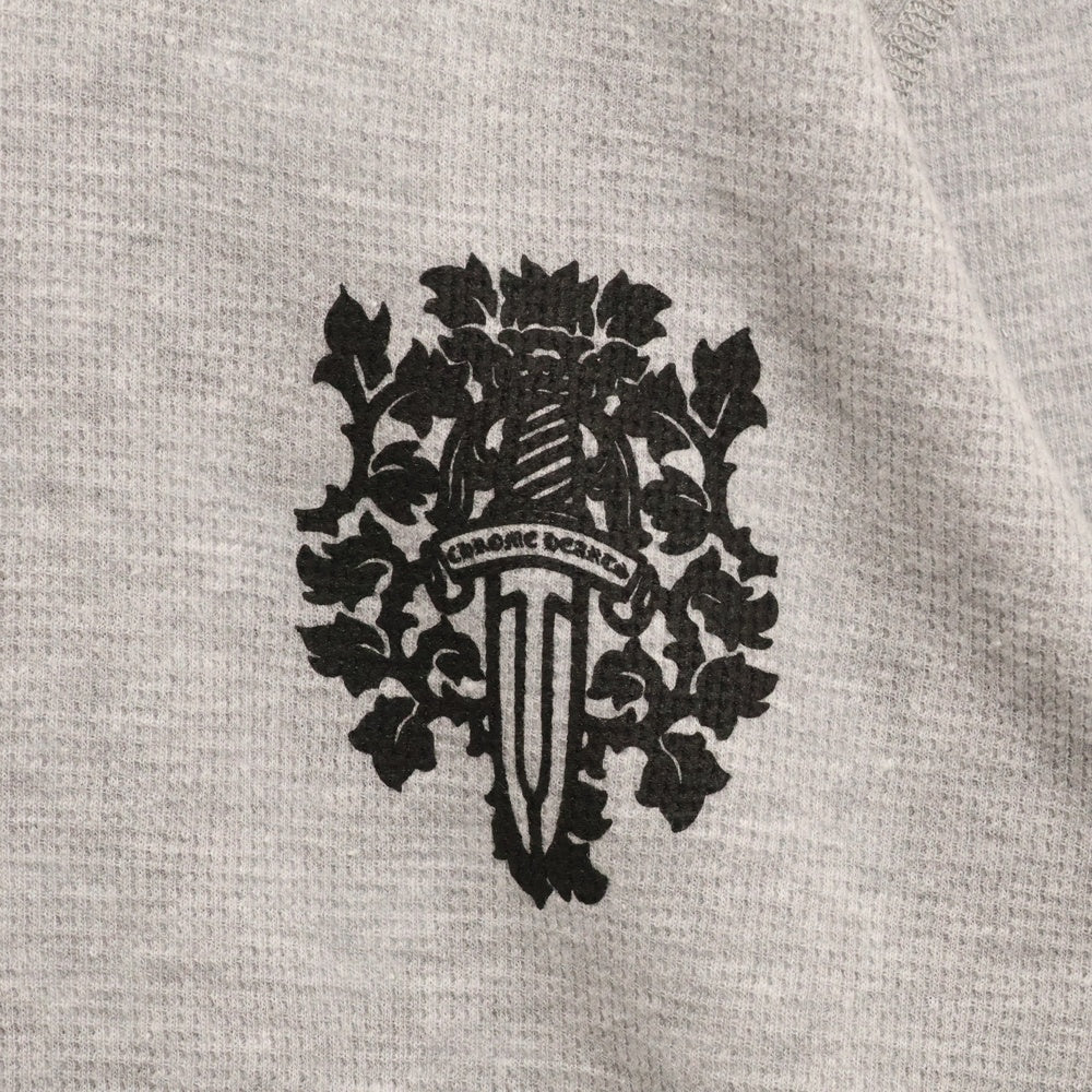 CHROME HEARTS(クロムハーツ) Thermal L/S ヴァインダガー バックプリント サーマル 長袖カットソー グレー