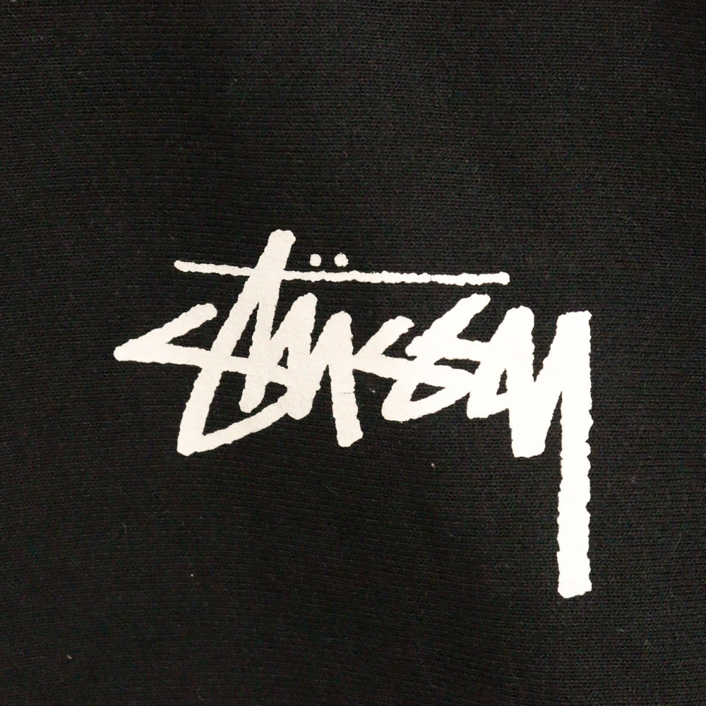 STUSSY(ステューシー) 23AW CLASSIC DOT SWEAT クラシックドット バックプリントスウェットトレーナー ブラック