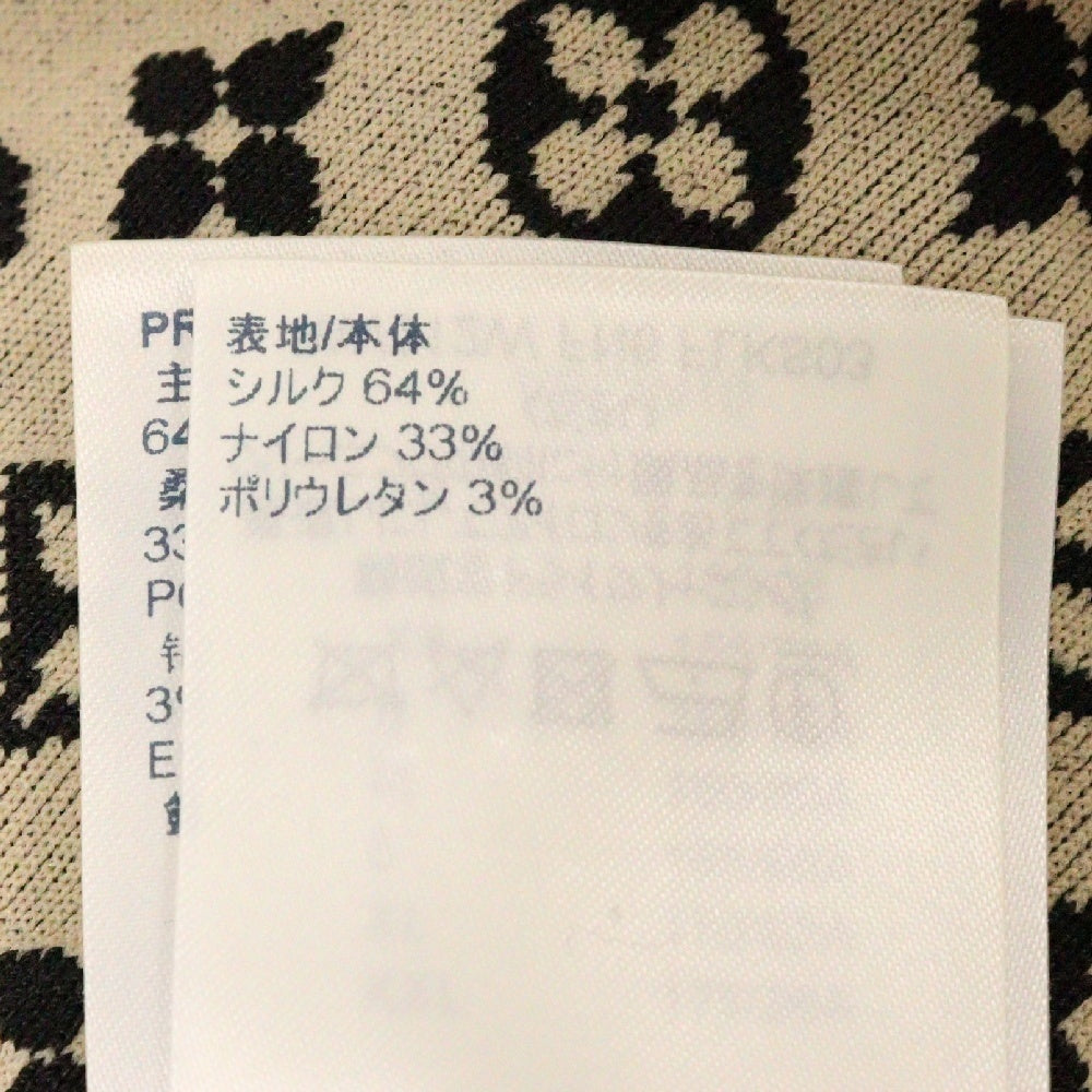 LOUIS VUITTON(ルイヴィトン) モノグラム ヴィタミンズスポーティ 半袖ニット トップス レディース ブラック RW212W FN6 FLKS03