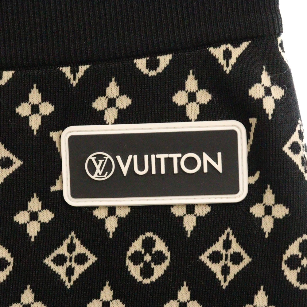 LOUIS VUITTON(ルイヴィトン) モノグラム スポーティ ニット スカート レディース ブラック RW212W FN6 FLKZ02