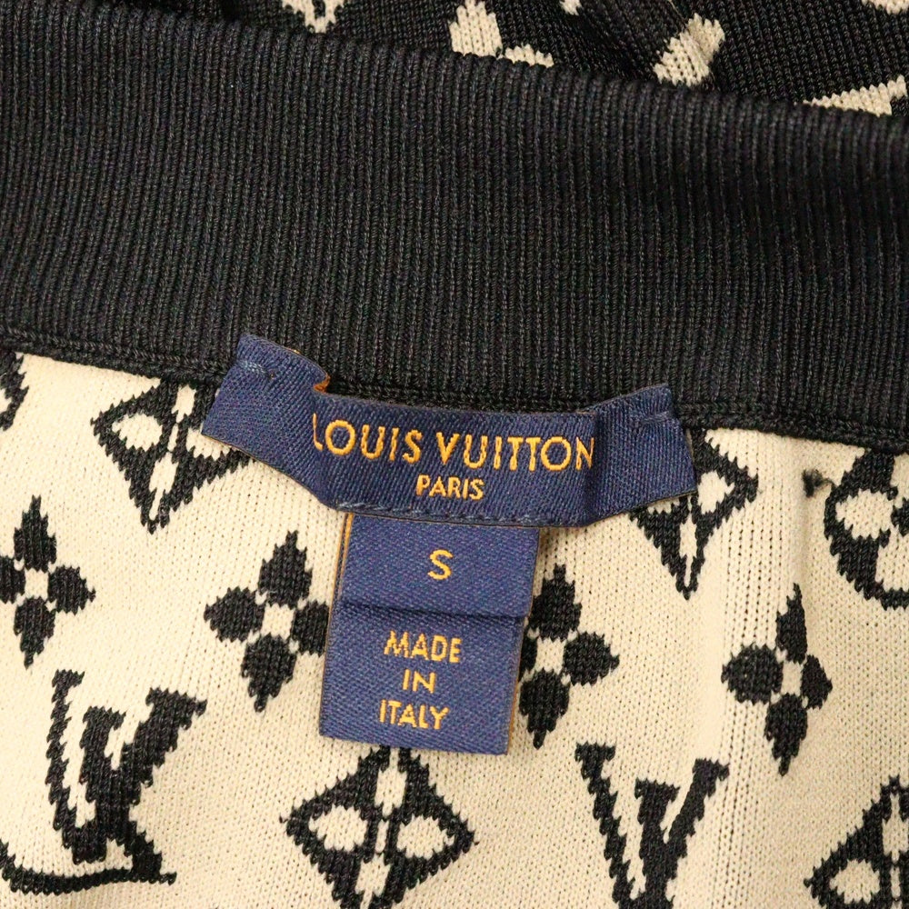 LOUIS VUITTON(ルイヴィトン) モノグラム スポーティ ニット スカート レディース ブラック RW212W FN6 FLKZ02