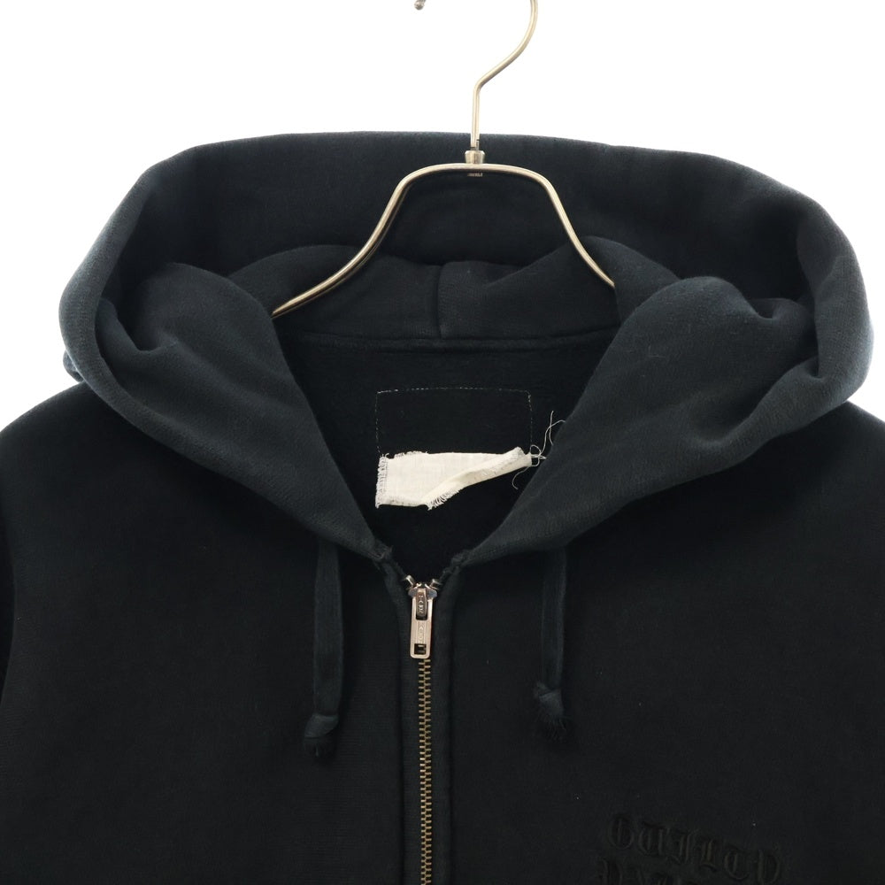 WACKO MARIA(ワコマリア) ZIP HOODED SWEAT SHIRT ジップアップ スウェットパーカー ブラック