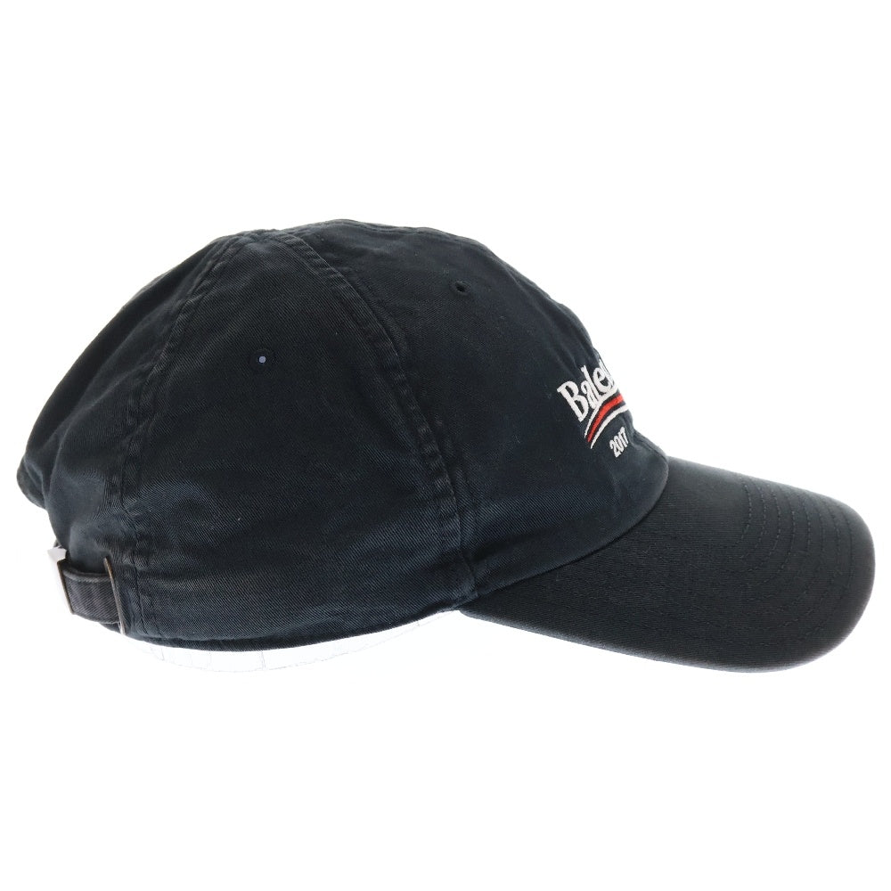 BALENCIAGA(バレンシアガ) 17AW Campaign Logo Cap キャンペーンロゴ キャップ ブラック 474622
