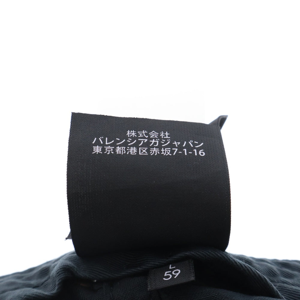 BALENCIAGA(バレンシアガ) 17AW Campaign Logo Cap キャンペーンロゴ キャップ ブラック 474622