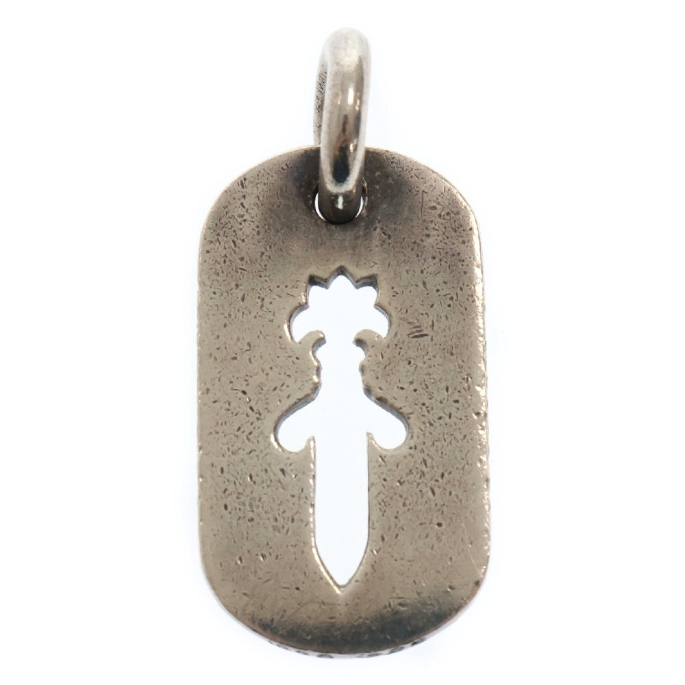 CHROME HEARTS(クロムハーツ) D TAG SML CO DAG カットアウト スモールダガードッグタグ ネックレストップ シルバー