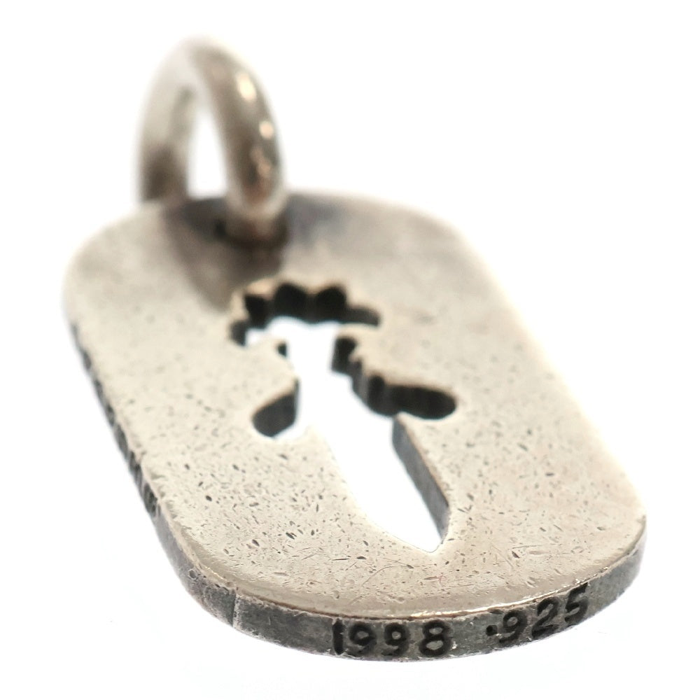 CHROME HEARTS(クロムハーツ) D TAG SML CO DAG カットアウト スモールダガードッグタグ ネックレストップ シルバー