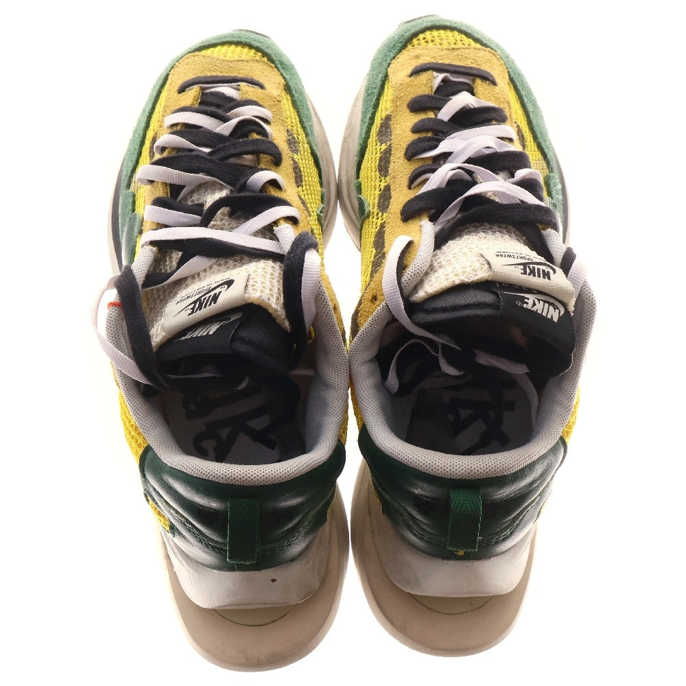 NIKE(ナイキ) ×sacai Vapor Waffle Tour ×サカイ ヴェイパー ワッフル ローカットスニーカー グリーン/イエロー US8/26cm CV1363-700
