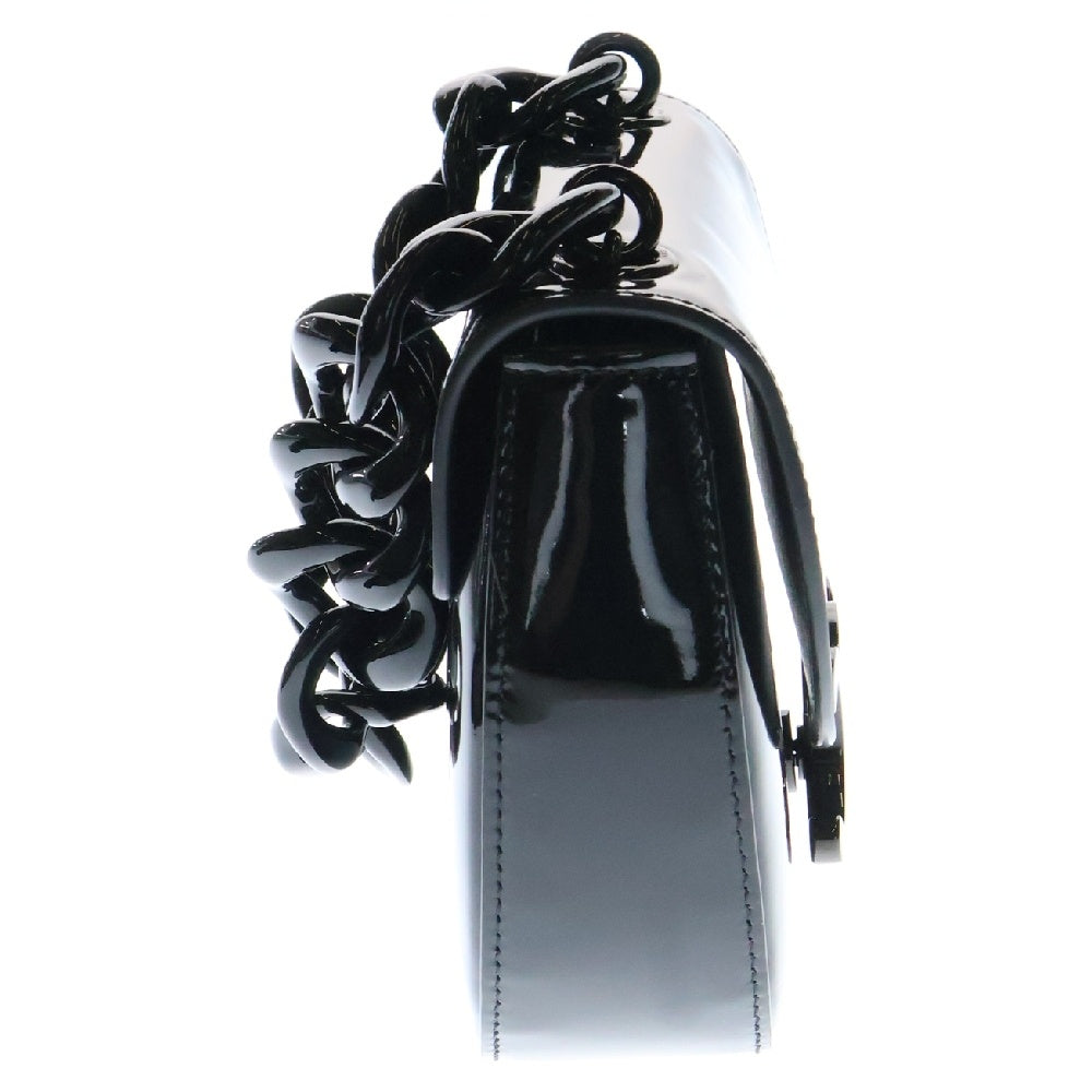 CELINE(セリーヌ) Small Besace Marley スモール ブザス マーリー / パテントカーフスキン ハンドバッグ レディース 118433GAH.38NN ブラック
