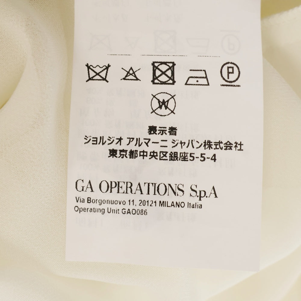 EMPORIO ARMANI(エンポリオ アルマーニ) タイウエスト ミディ ドレス ベルト付き レディース D4NA1H 2NWAZ ホワイト