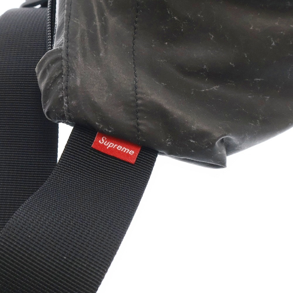 SUPREME(シュプリーム) 20AW Waterproof Reflective Speckled Waist Bag シュプリーム ウォータープルーフリフレクティブスペックルドウエストバッグ ブラック