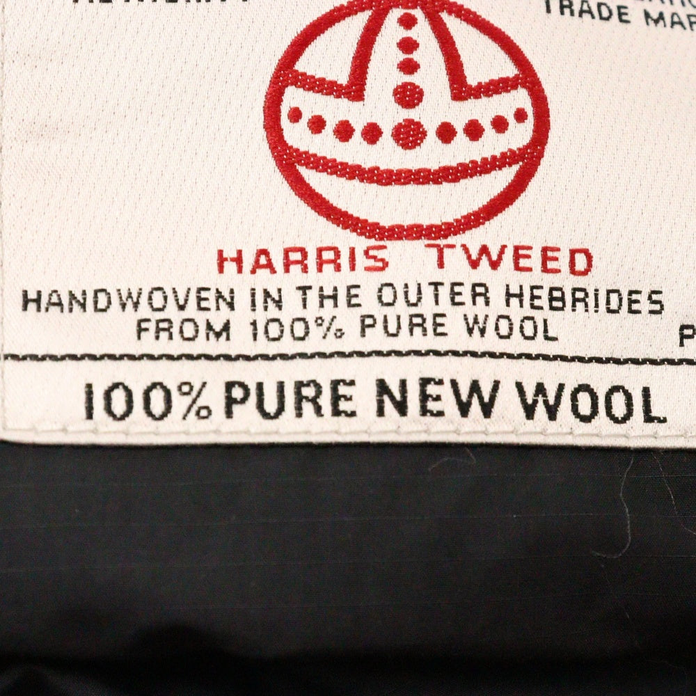 THE NORTH FACE PURPLE LABEL(ノースフェイスパープルレーベル) ×HARRIS TWEED Serow ハリーツイード セロー ツイード ファー付 ダウンジャケット ND2873N チャコール