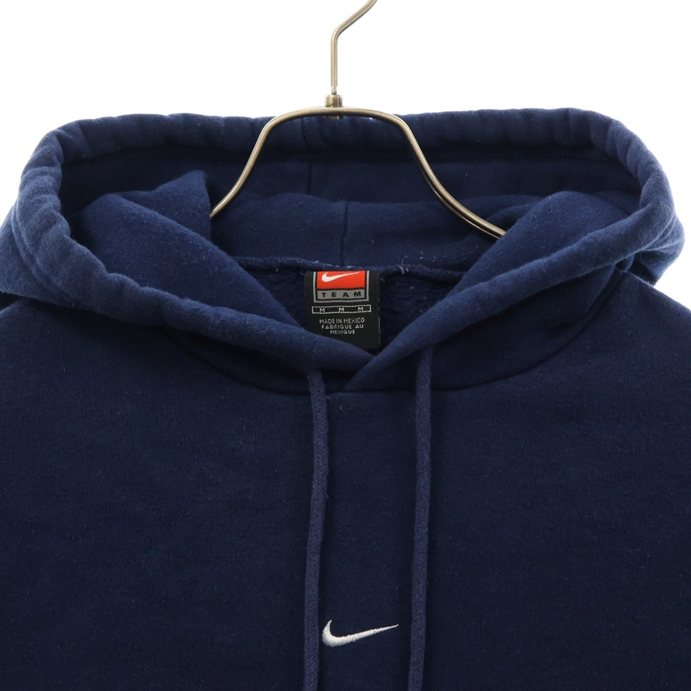 NIKE(ナイキ) 00s センターロゴ フーディー パーカー ネイビー