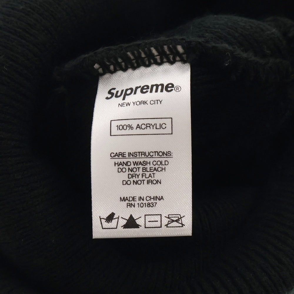 SUPREME(シュプリーム) 19AW Breed Beanie ブレード ロゴ刺繍 ニットキャップ ビーニー ブラック