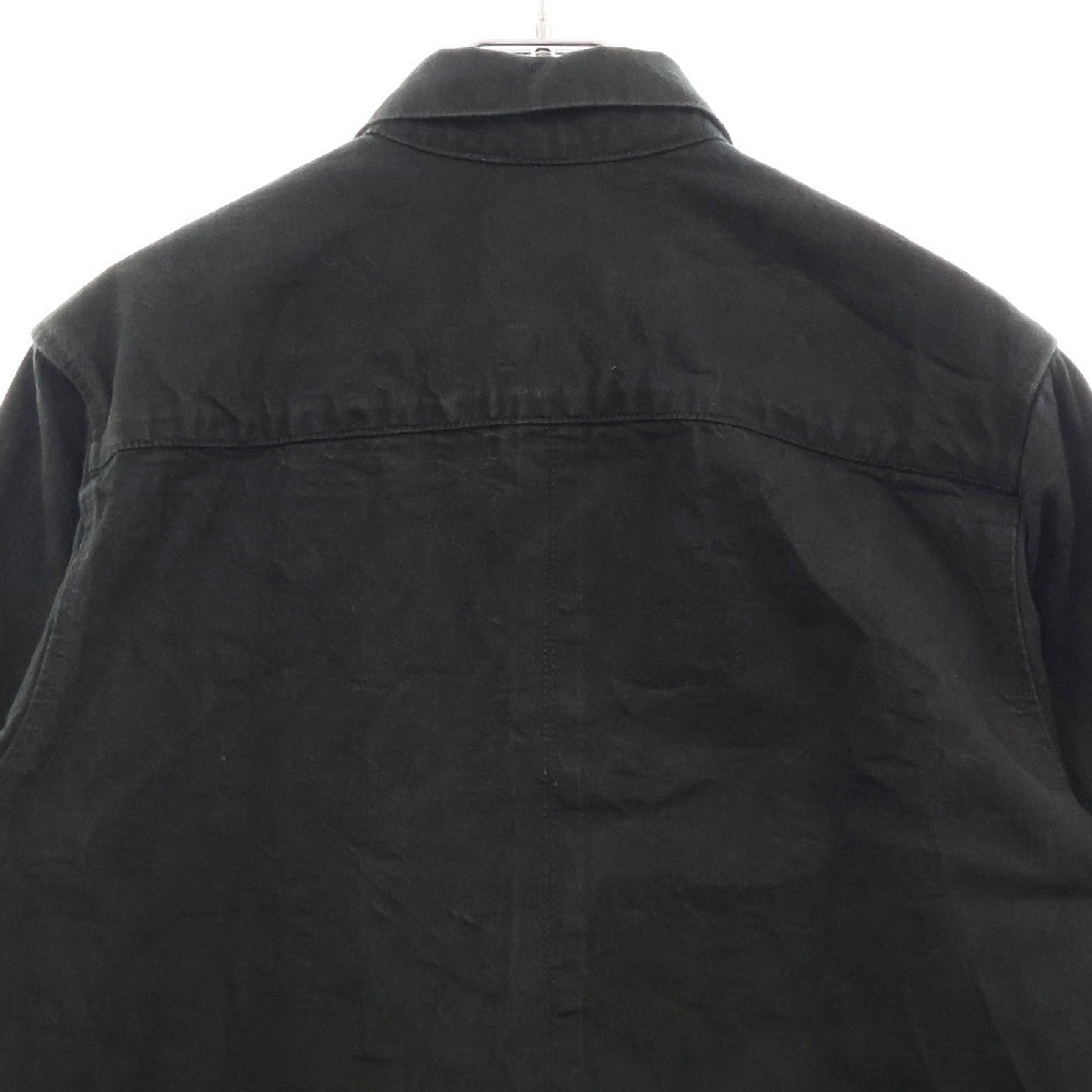 CHROME HEARTS(クロムハーツ) LAST BITE ラストバイト クロスコンチョ デニム カバーオール長袖シャツジャケット ブラック