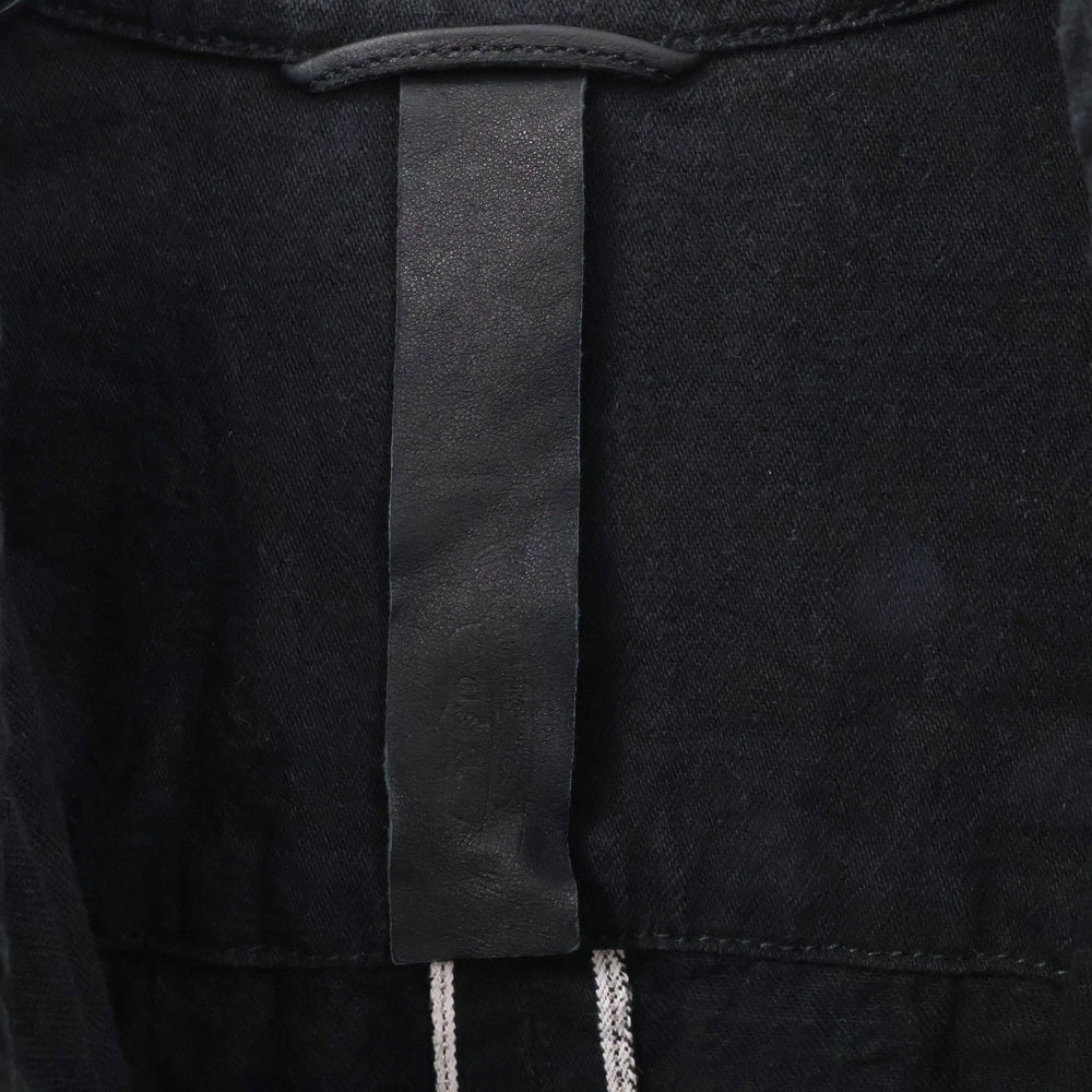 CHROME HEARTS(クロムハーツ) LAST BITE ラストバイト クロスコンチョ デニム カバーオール長袖シャツジャケット ブラック
