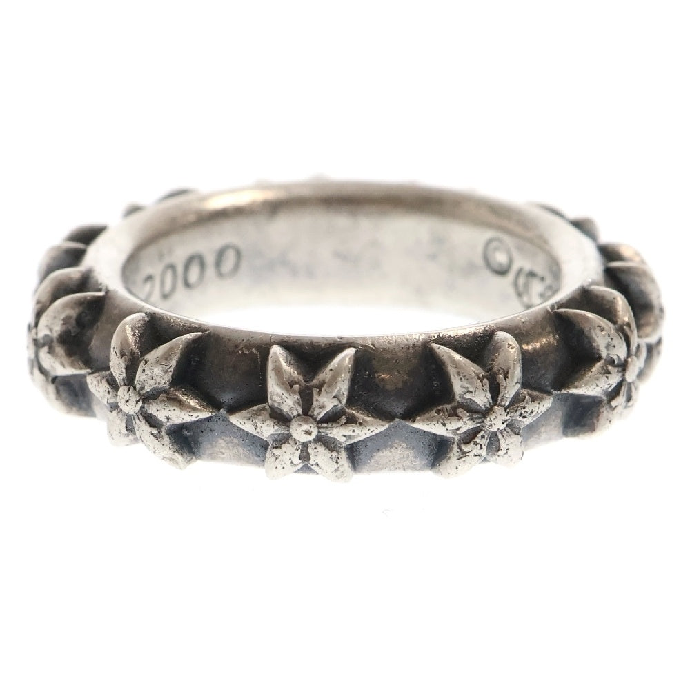 CHROME HEARTS(クロムハーツ) STAR BAND スターバンド シルバーリング 16号