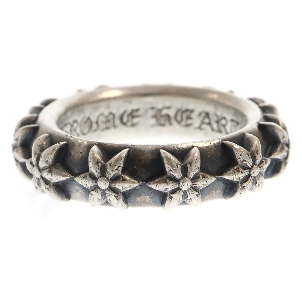 CHROME HEARTS(クロムハーツ) STAR BAND スターバンド シルバーリング 16号