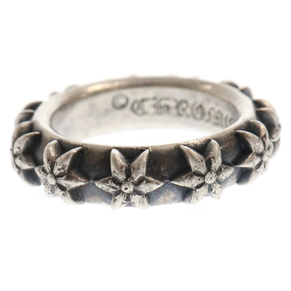 CHROME HEARTS(クロムハーツ) STAR BAND スターバンド シルバーリング 16号