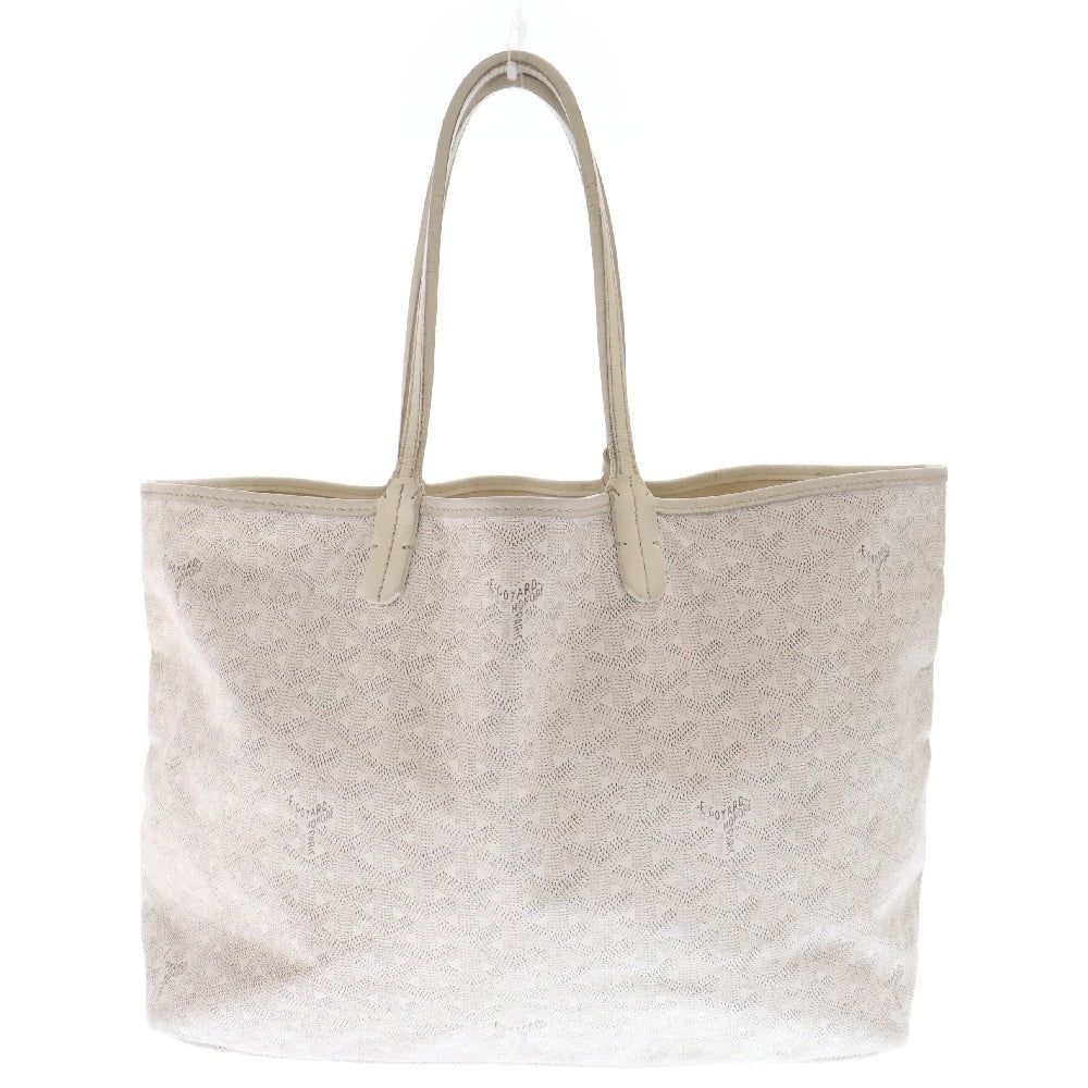 GOYARD(ゴヤール) サンルイPM トートバッグ ハンドバッグ 肩掛けバッグ PVC ポーチ付 ホワイト BAL120101