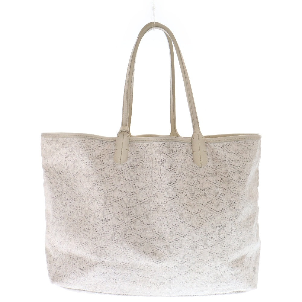 GOYARD(ゴヤール) サンルイPM トートバッグ ハンドバッグ 肩掛けバッグ PVC ポーチ付 ホワイト BAL120101
