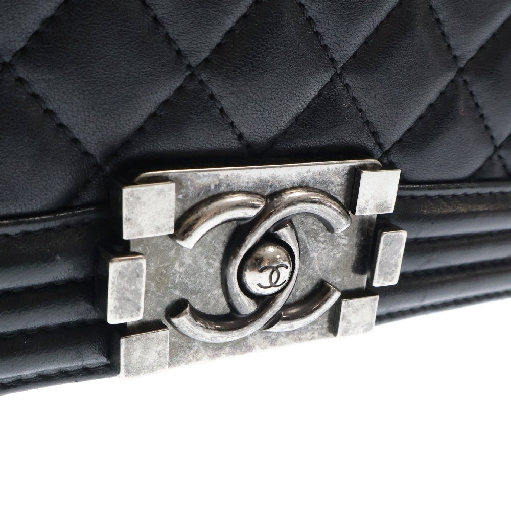 CHANEL(シャネル) ボーイシャネル チェーンショルダー ラムスキン ショルダーバッグ レディース A67086 ブラック
