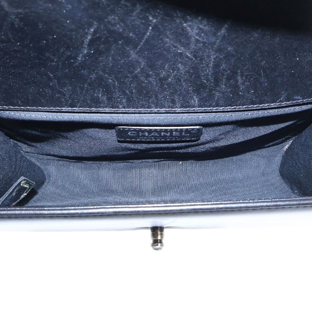 CHANEL(シャネル) ボーイシャネル チェーンショルダー ラムスキン ショルダーバッグ レディース A67086 ブラック
