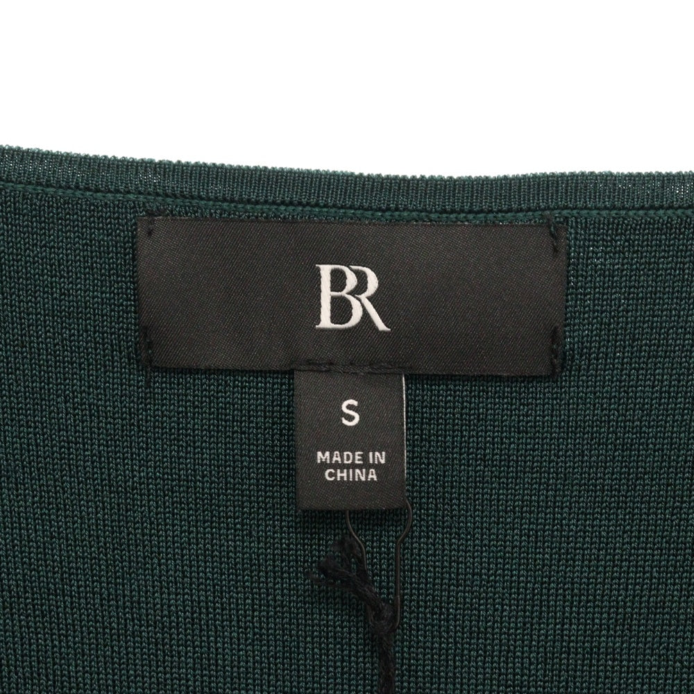 BANANA REPUBLIC(バナナリパブリック) BR CLASSIC スクエアネック 長袖ワンピース グリーン レディース