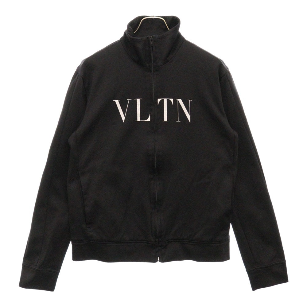 VALENTINO(ヴァレンチノ) フロントロゴプリント ジップアップトラックジャケット ブラック RV3MF00YYPF