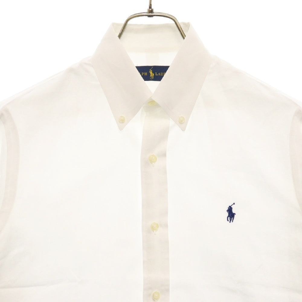 POLO RALPH LAUREN(ポロラルフローレン) ポニー刺繍 ボタンダウン長袖シャツ ホワイト